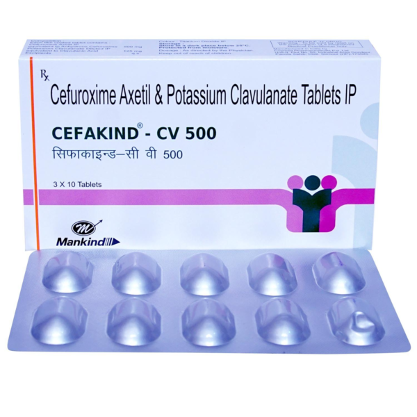 CEFAKIND CV 500MG 10