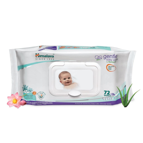 HIMALAYA BABY WIPES 72S