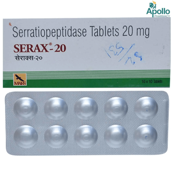 SERAX 20MG 10S