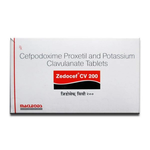 ZEDOCEF CV  200 TAB 10